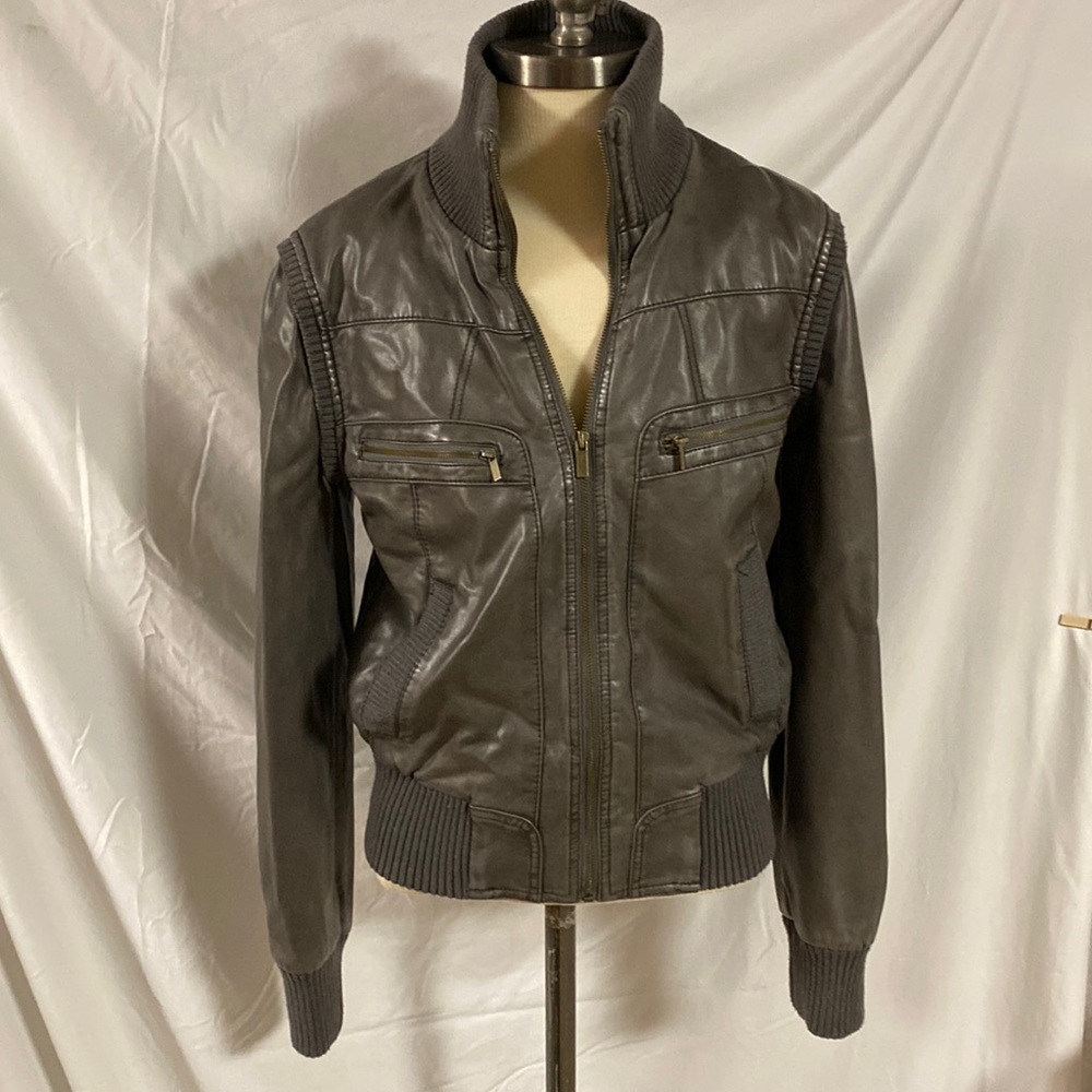 BDG Faux leather coat